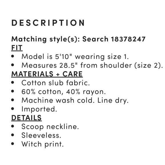 Witch Please! Sleep tank - Picture 4 of 4